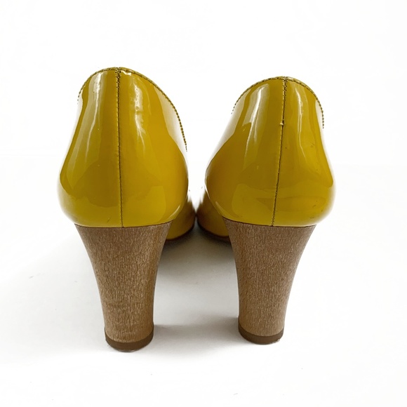 J.Crew Buttercup Yellow Juliet Midheel Pumps - Picture 5 of 8